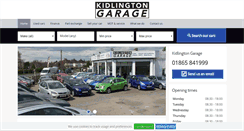 Desktop Screenshot of kidlingtongarage.co.uk